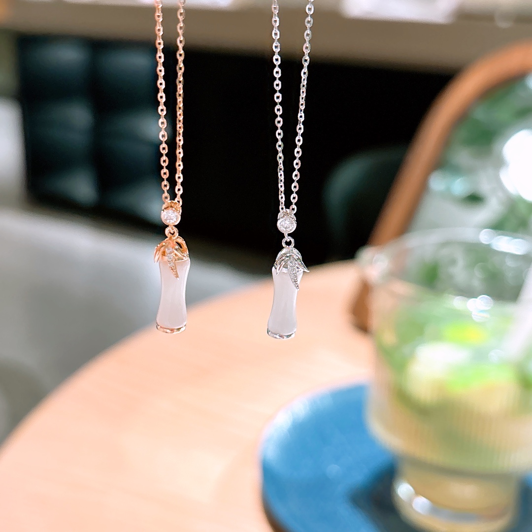 925 Silver Necklace Ultra Minimal Engagement Gold