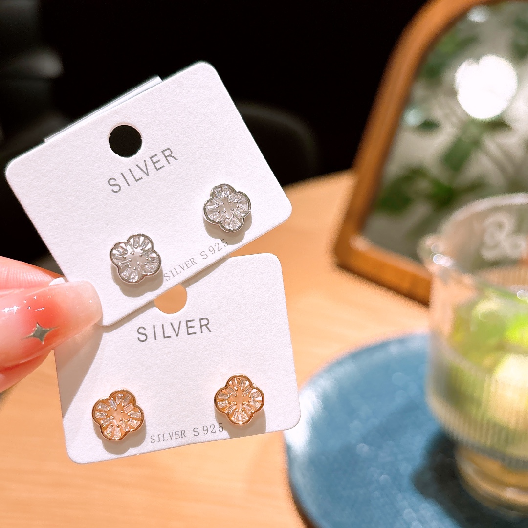 High Polish Silver Earrings Premium Christmas Silver