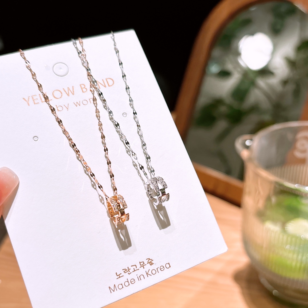 ミニマル低アレルギー銀ネックレスシルバー 年次パーティー