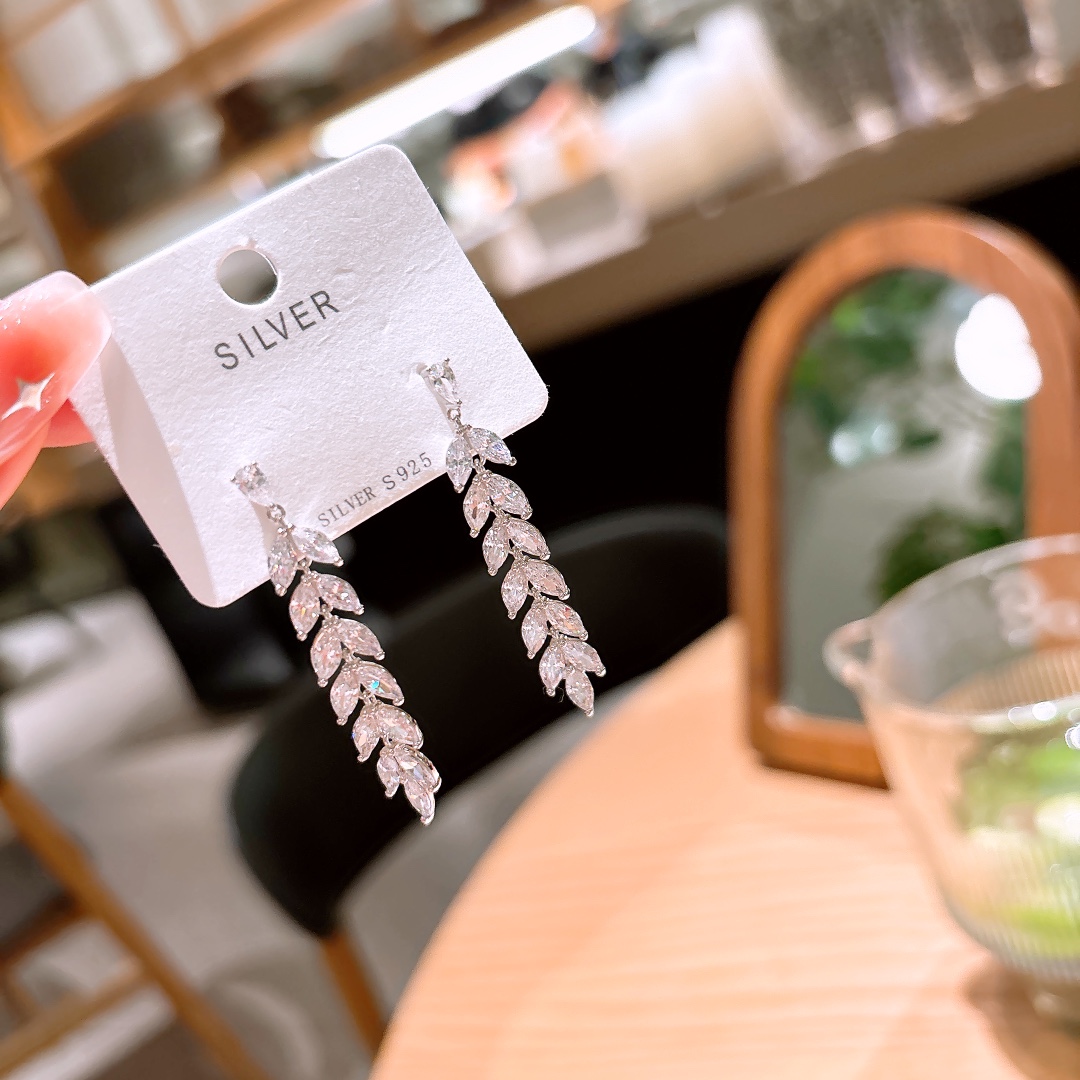 Solid Silver Earrings Pure Proposal Gold