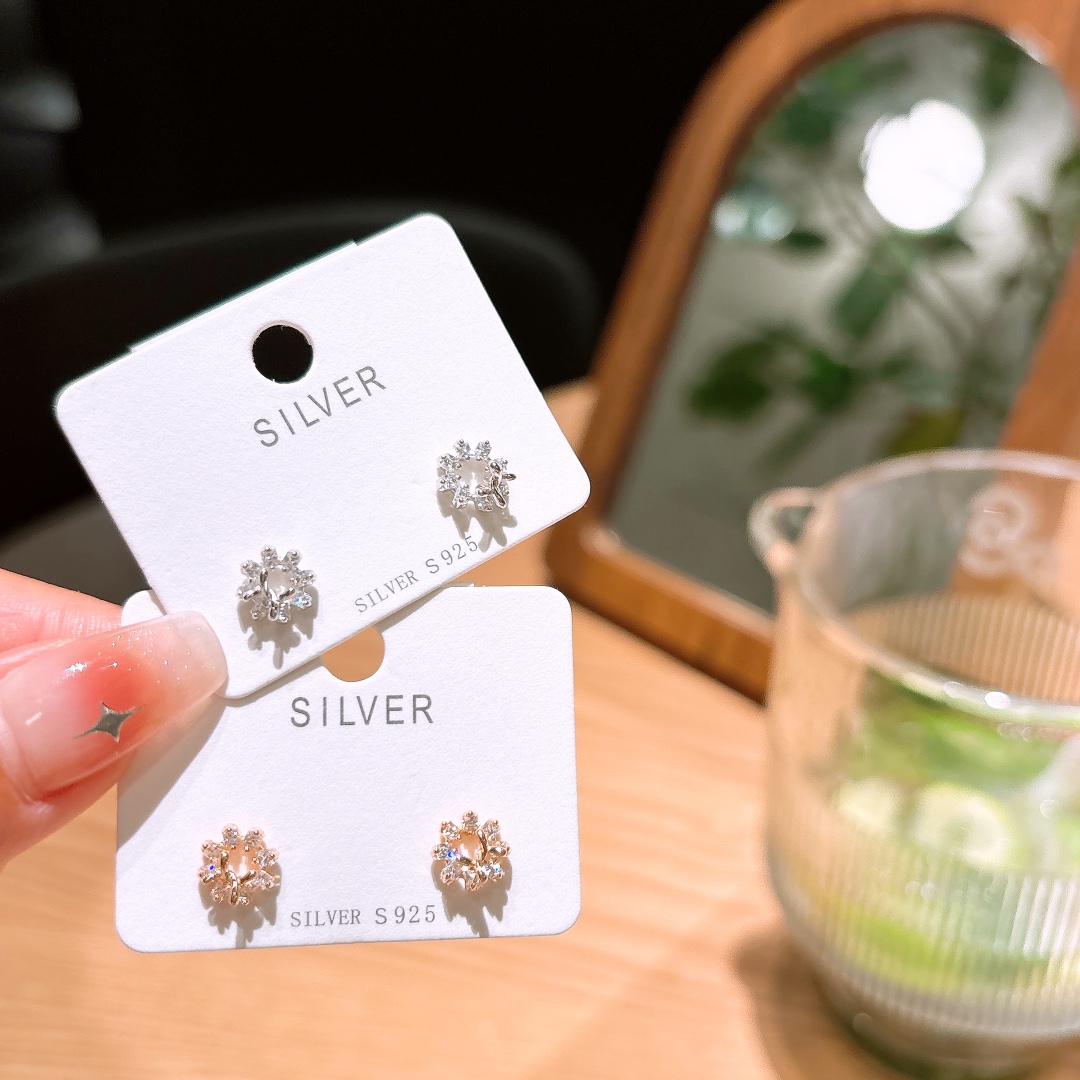 柔らか純銀イヤリングシルバー 新築祝い