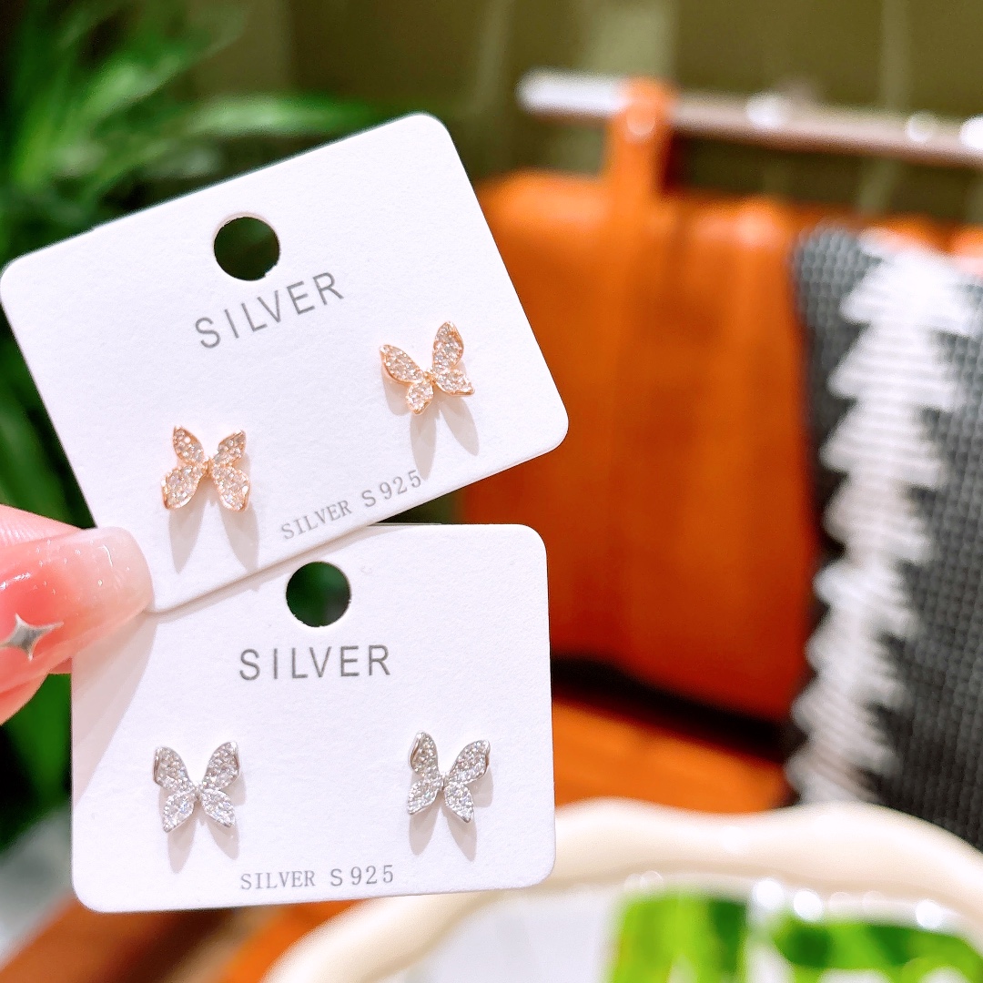 Low Allergy Silver Earrings Sweet & Cool Wedding Registration Gold