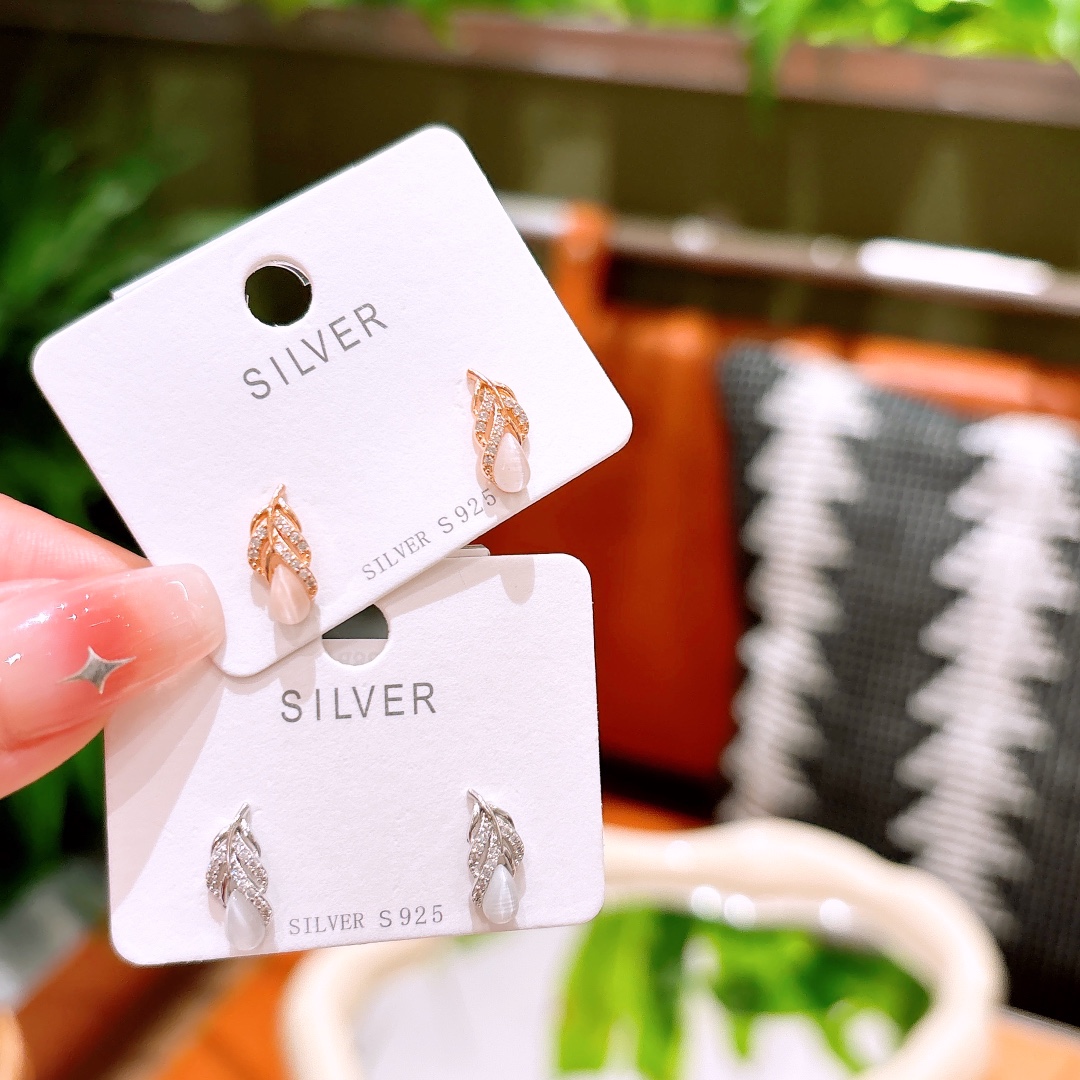 Massivsilber Ohrringe Ätherisch Muttergeburtstag Silber