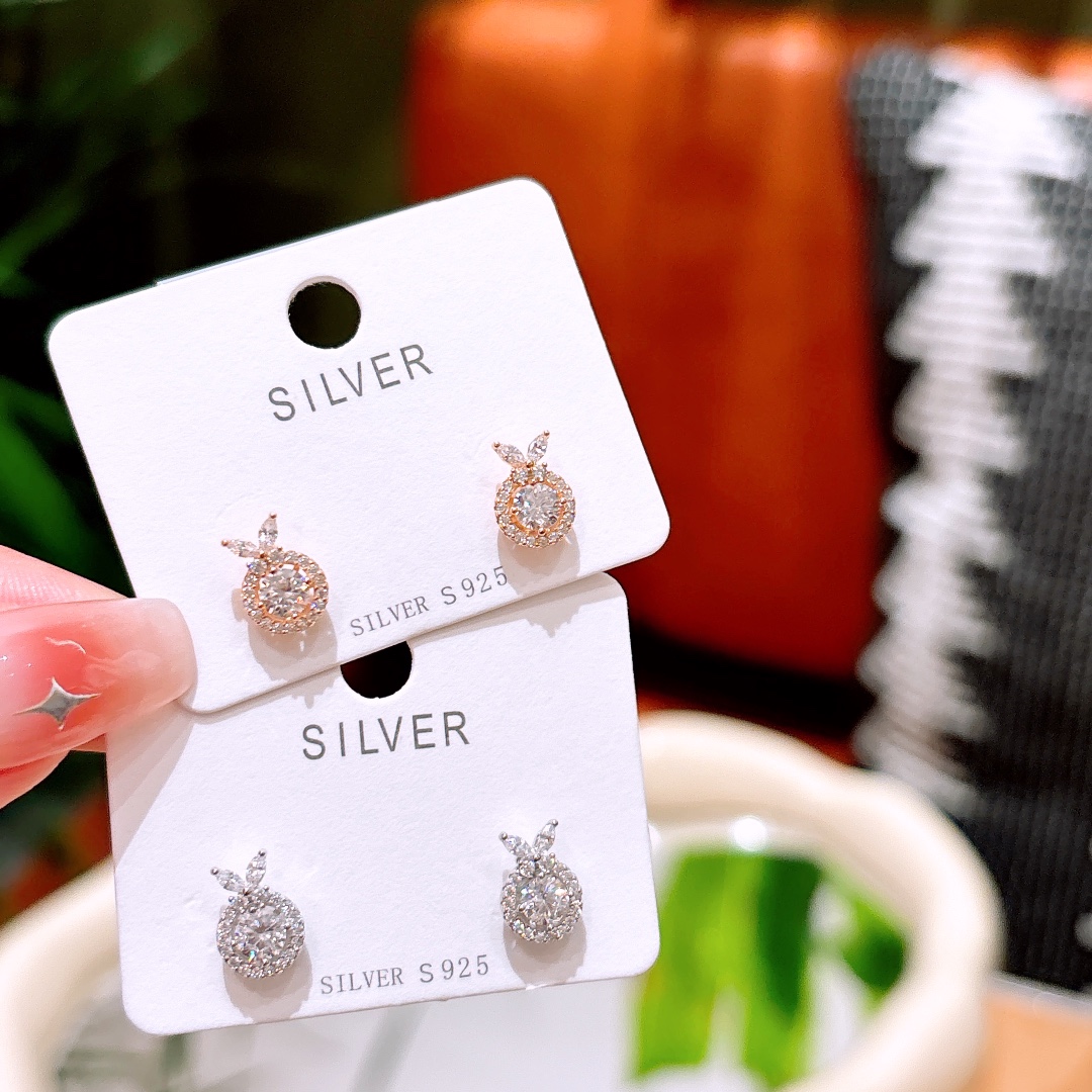 925 Silver Earrings Unique Anniversary Silver