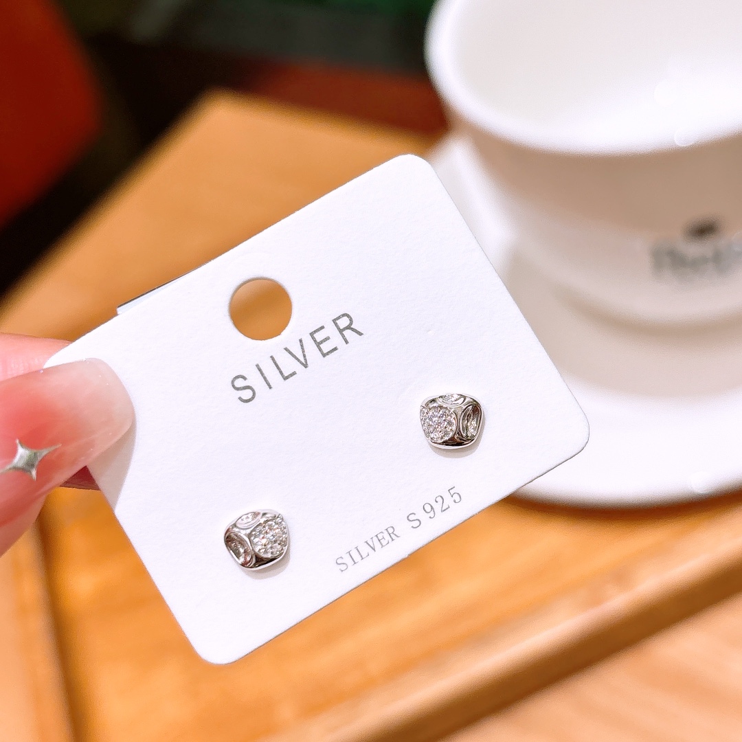 Nickel Free Silver Earrings Minimalist Banquet Silver