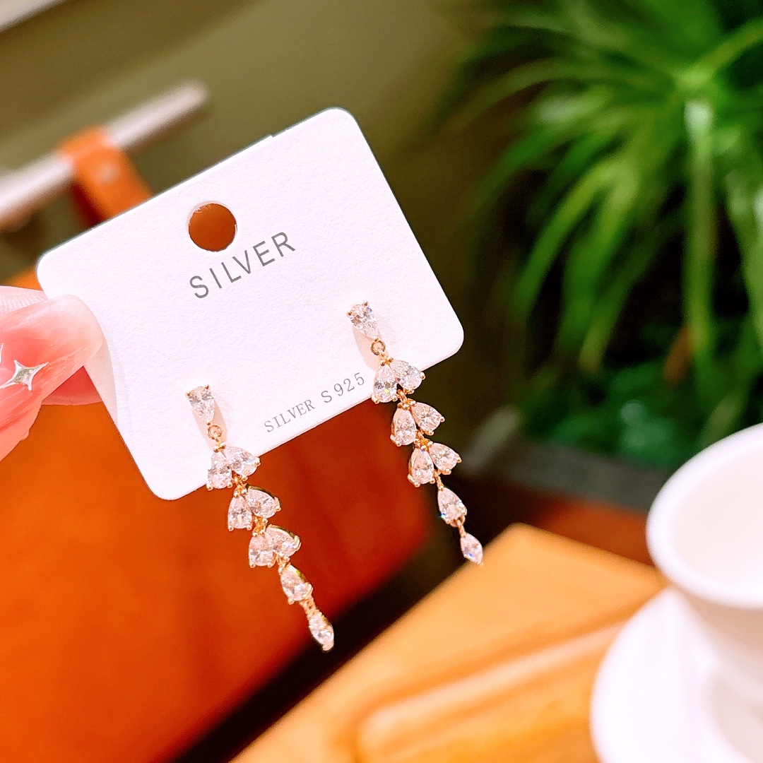 Fine Silver Earrings Dainty Birthday Gold