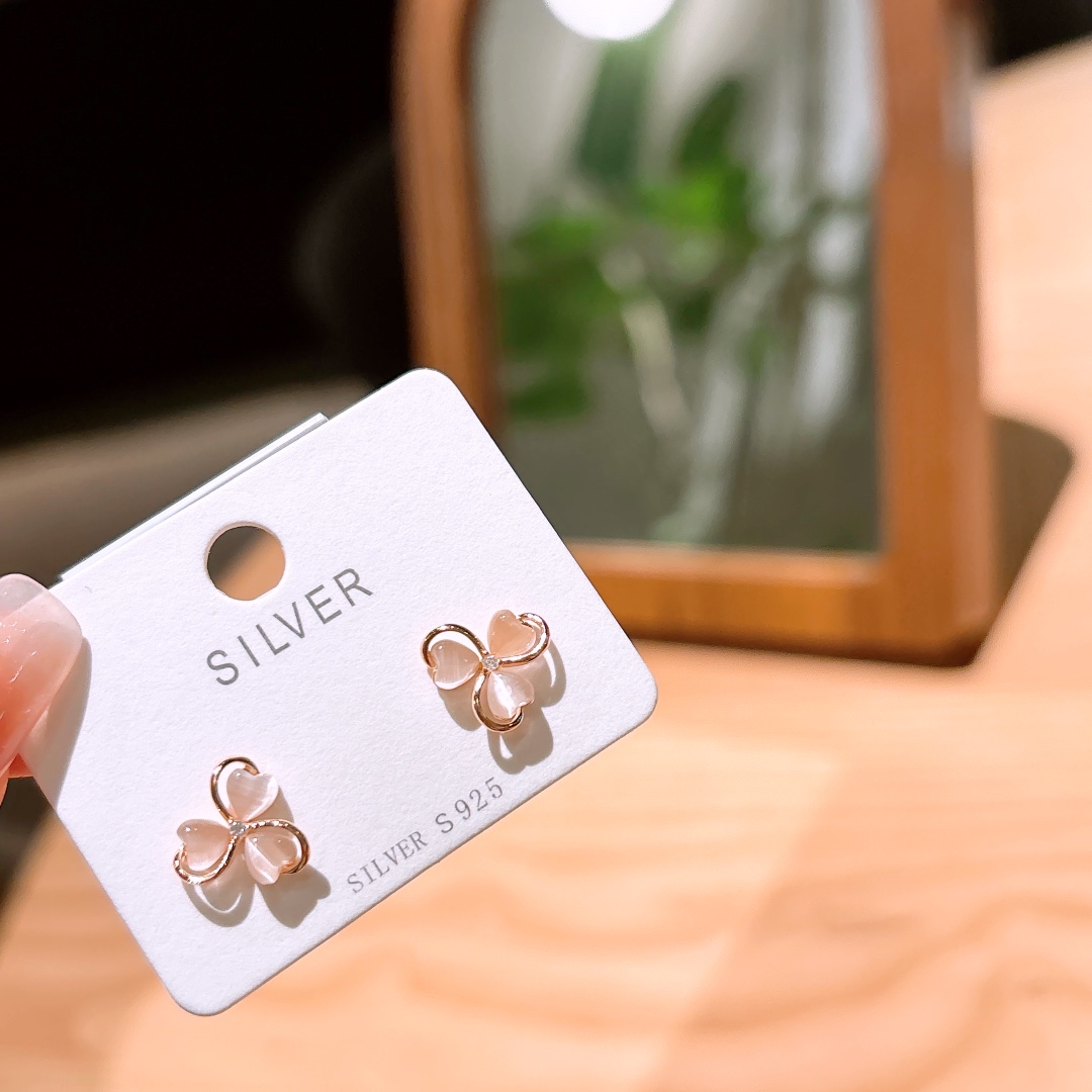 Nickel Free Silver Earrings Romantic Mother's Day Silver