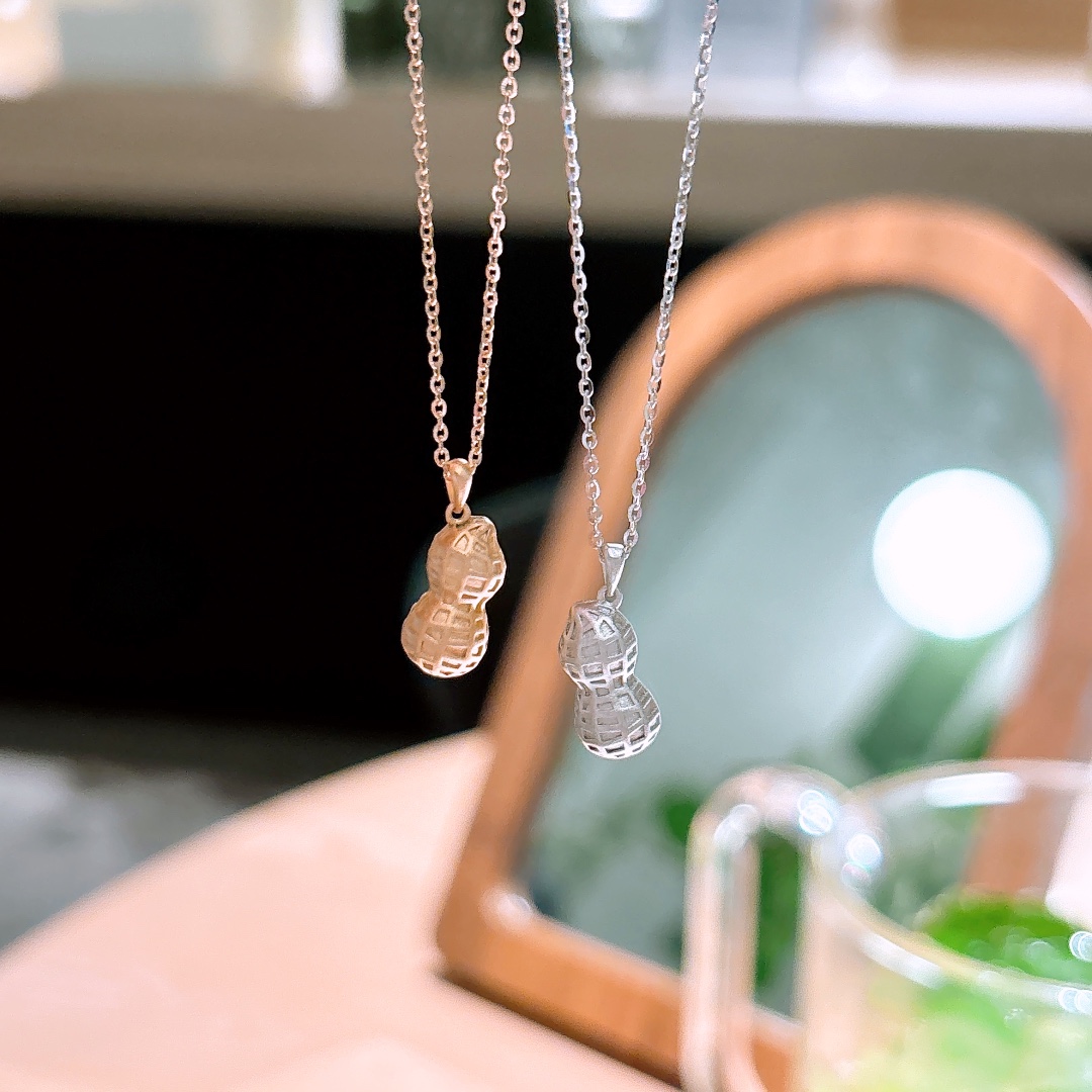 S925 Sterling Silver Necklace Elegant Housewarming Gold