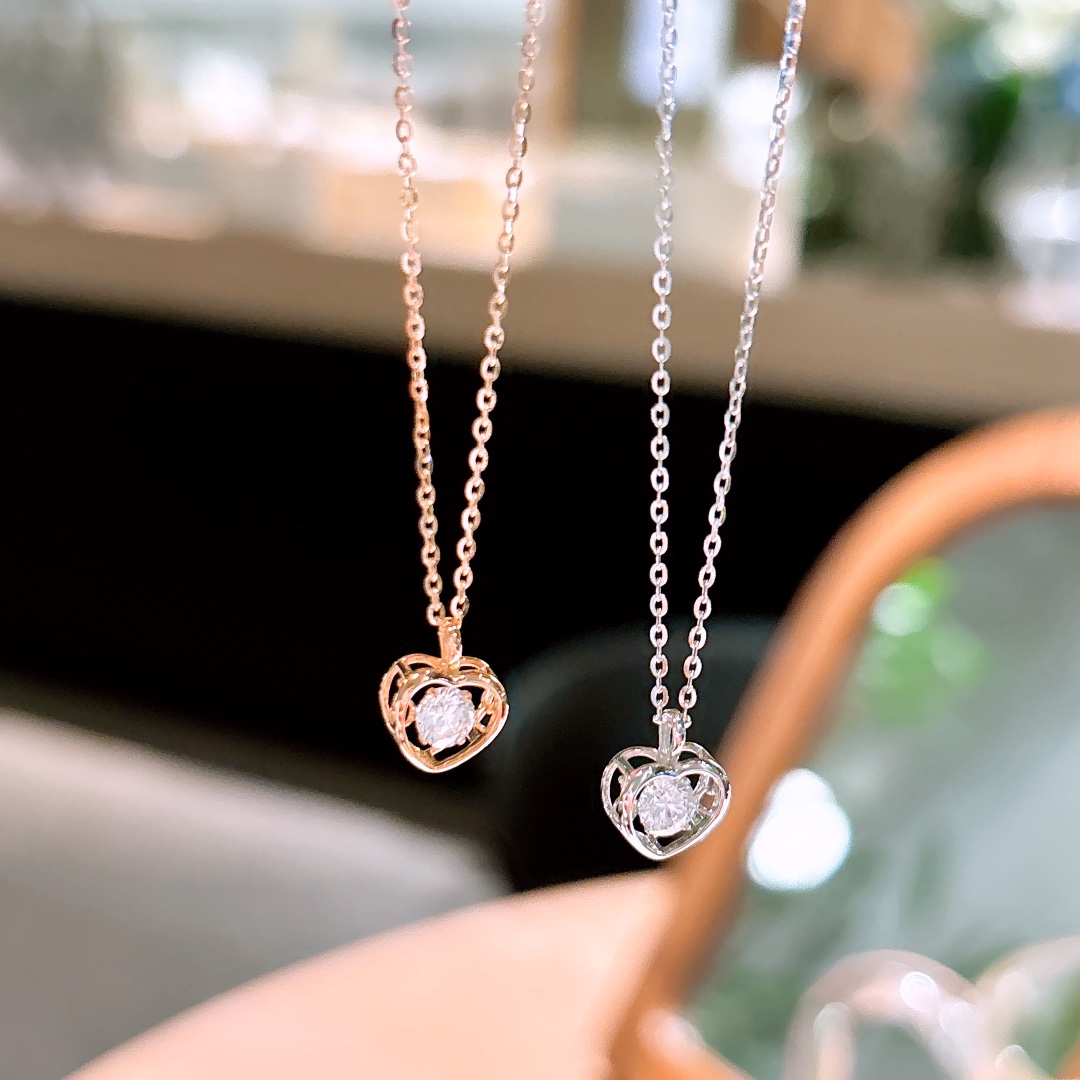 S925 Sterling Silver Necklace Girly New Year Silver