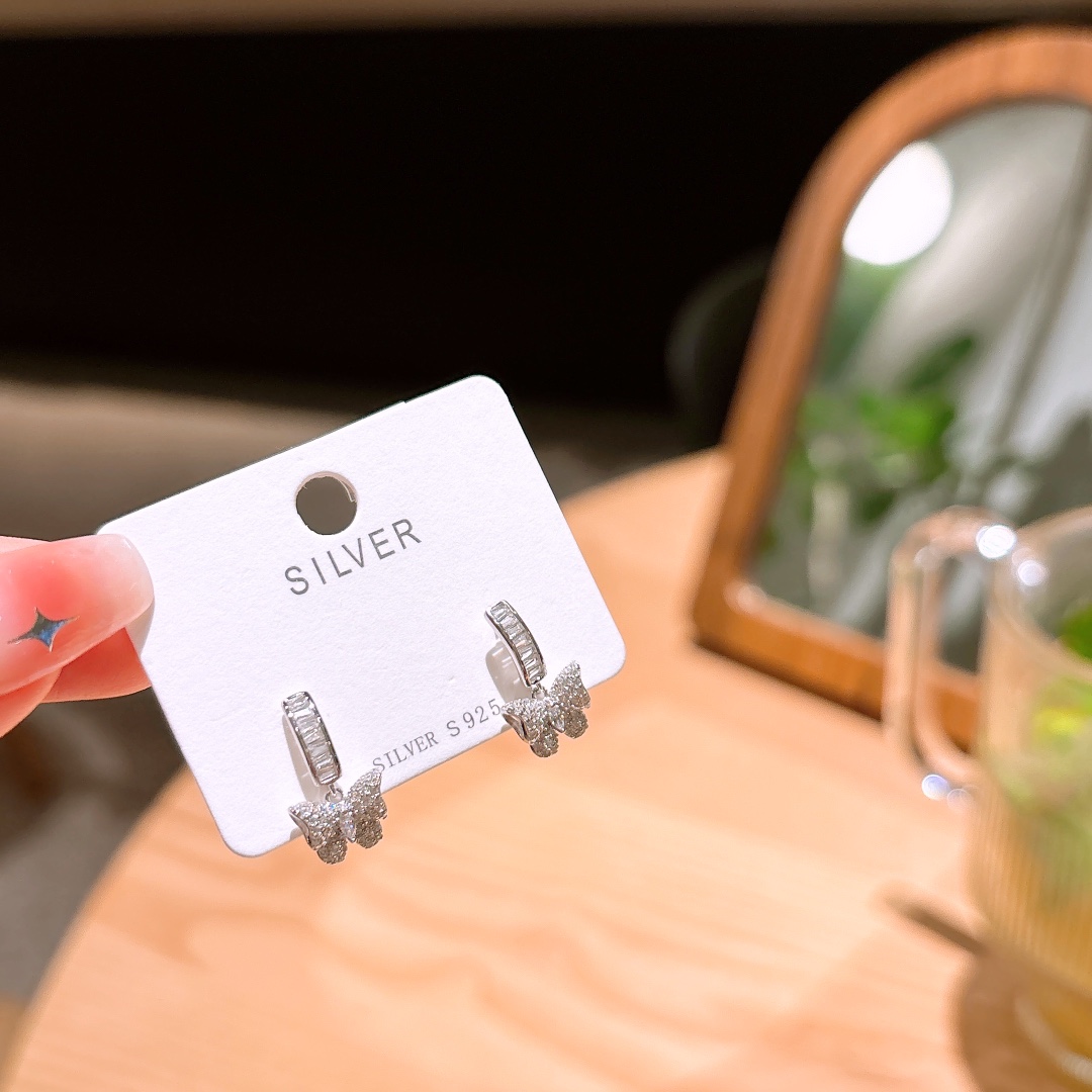 Low Allergy Silver Earrings Unique New Year Silver