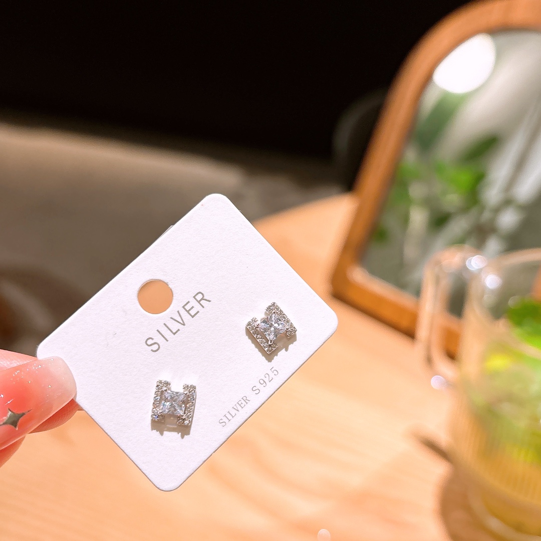 Nickel Free Silver Earrings Cute Wedding Registration Silver