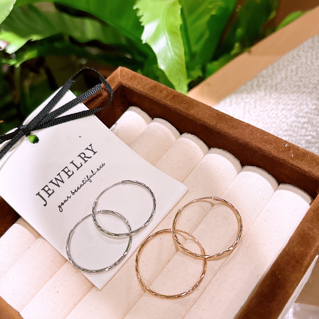 Hypoallergenic Silver Hoop Earrings Elegant Workplace Gold