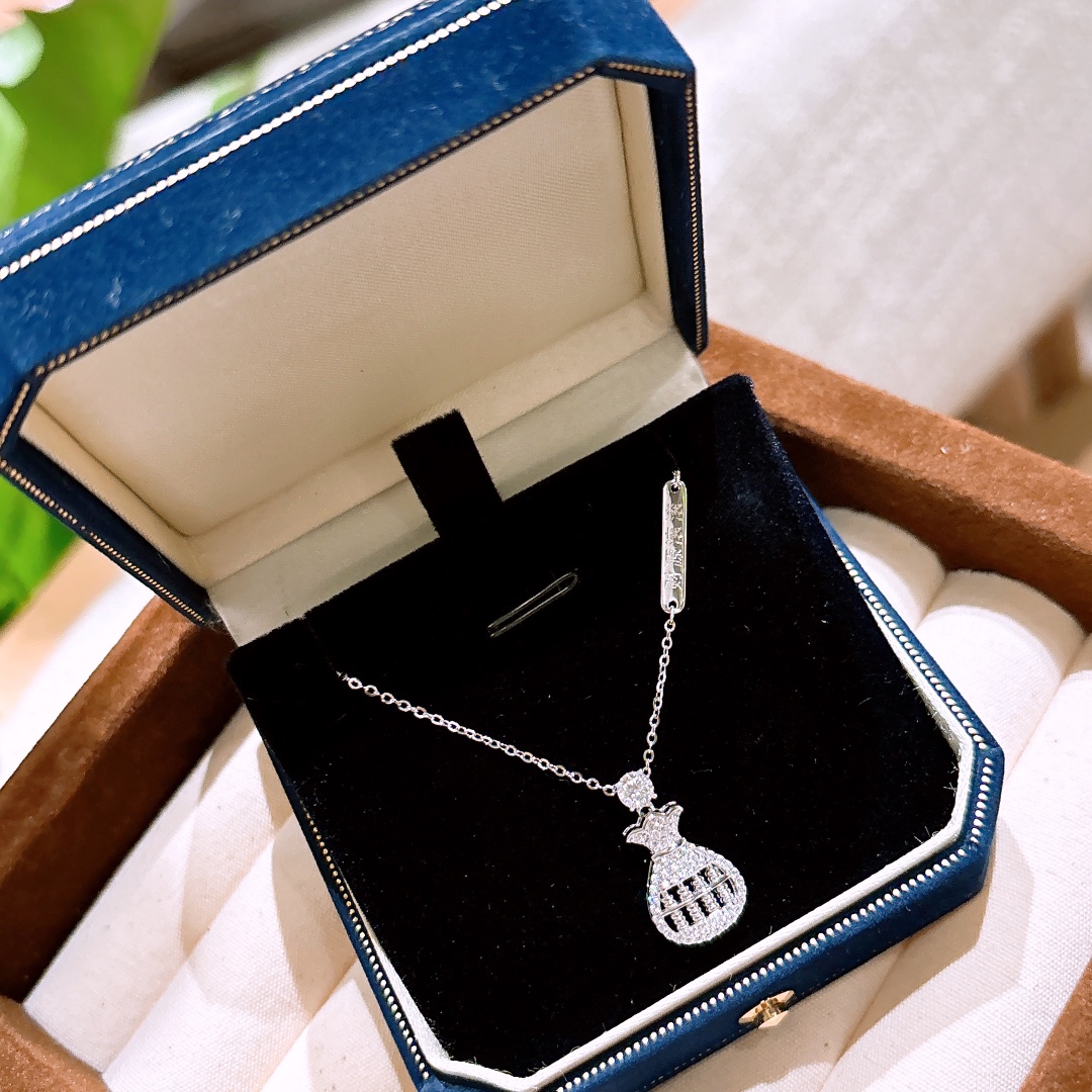 925 Silber Moissanit Kette Frisch Jahrestag Gold