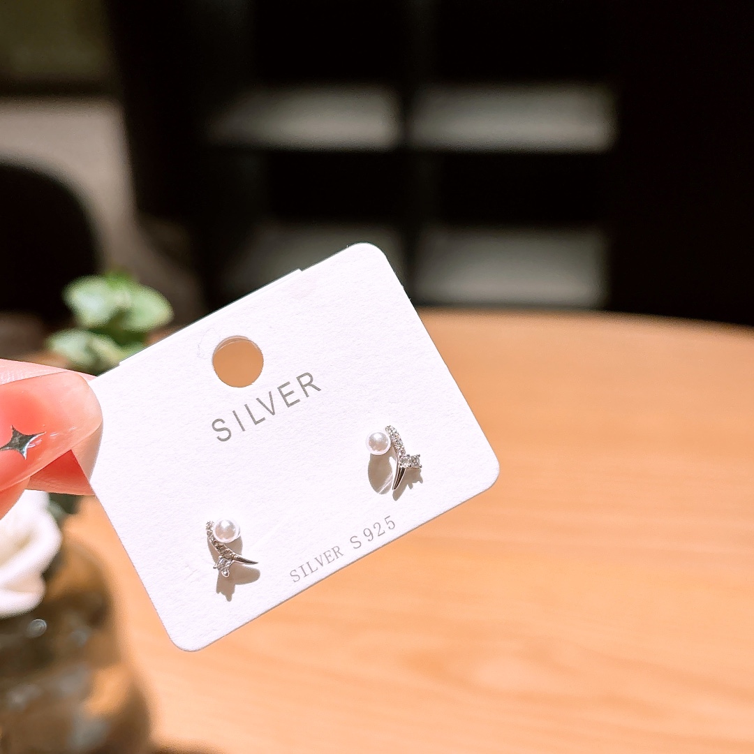 925 Silver Earrings Playful Proposal Silver