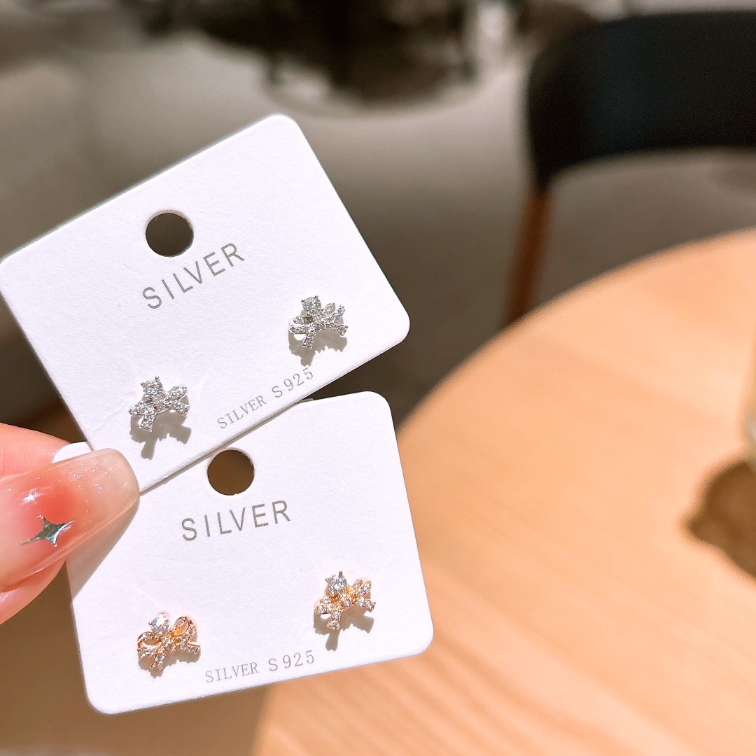 Nickel Free Silver Earrings Precision Father's Day Gold