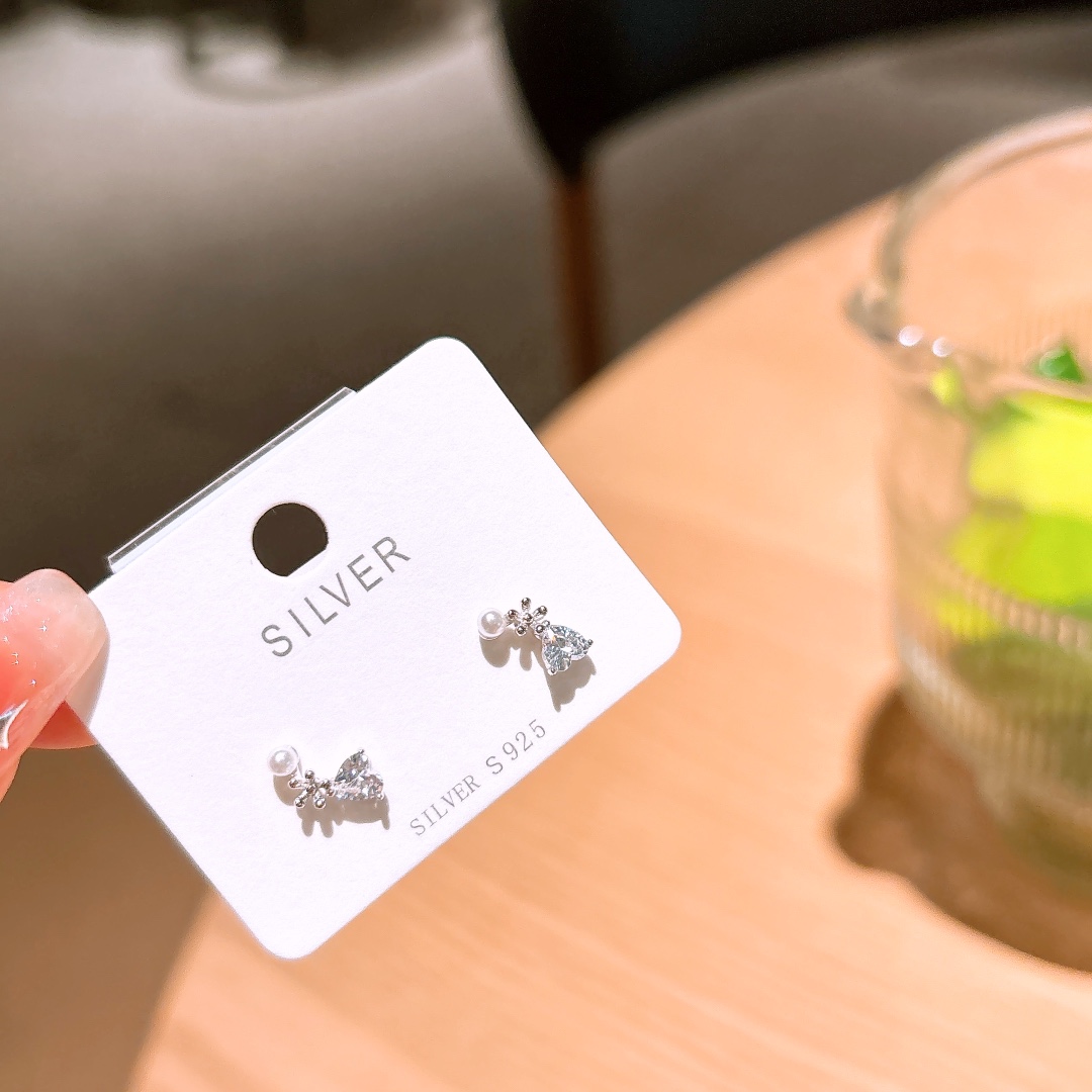 Fine Silver Earrings Girly Birthday Silver