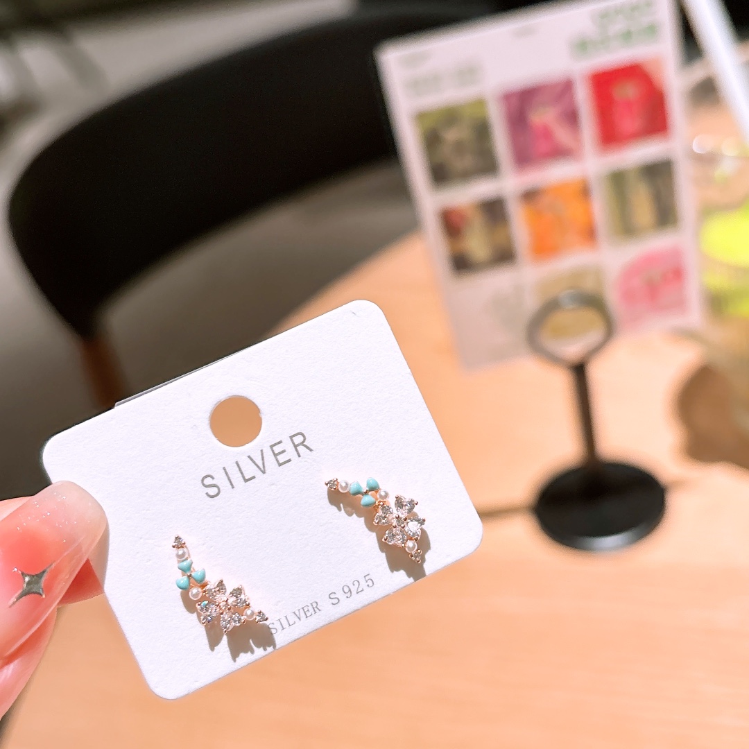 925 Silver Earrings Premium Party Silver