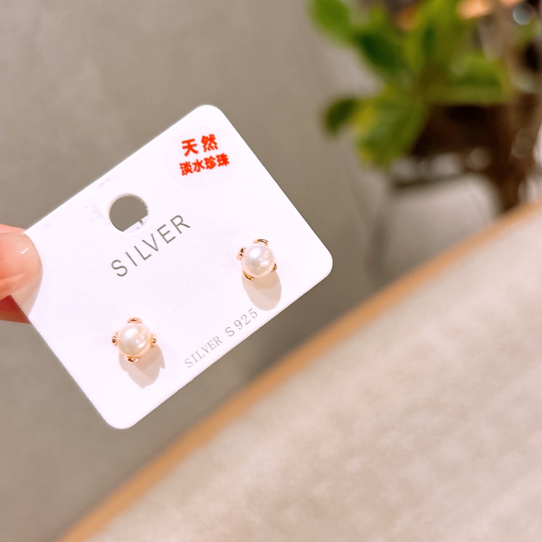 925 Silver Earrings Cute Teacher's Day Silver