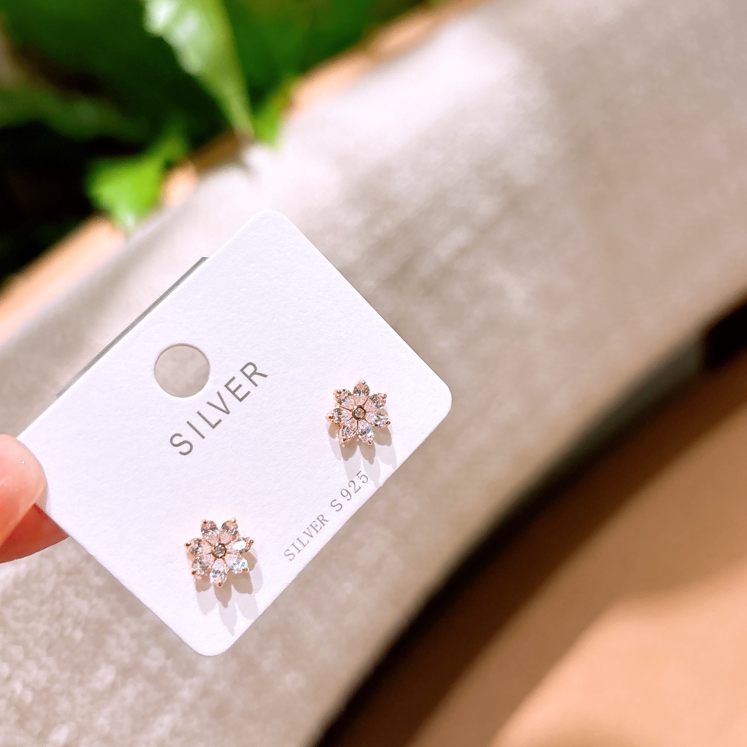 925 Silver Earrings French Wedding Registration Silver