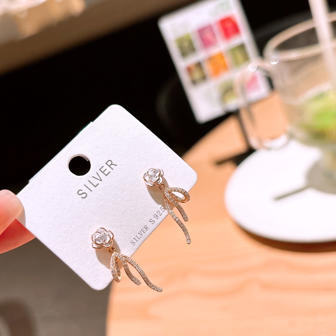 Nickel Free Silver Earrings Ultra Minimal New Year Silver