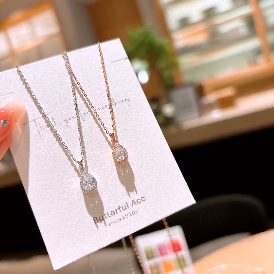 Fine Silver Necklace Cute Annual Party Gold