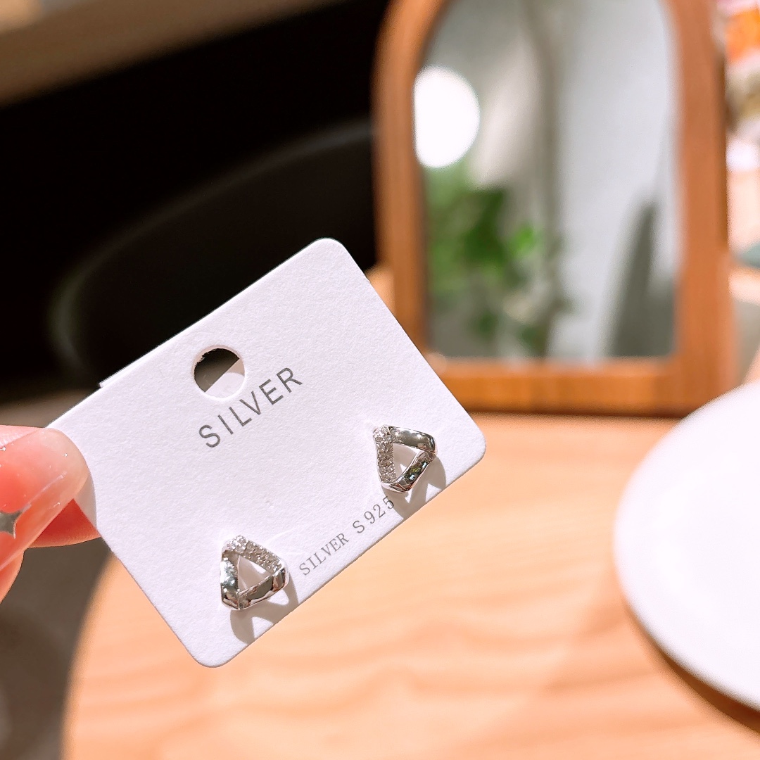 925 Silver Earrings Elegant Anniversary Gold