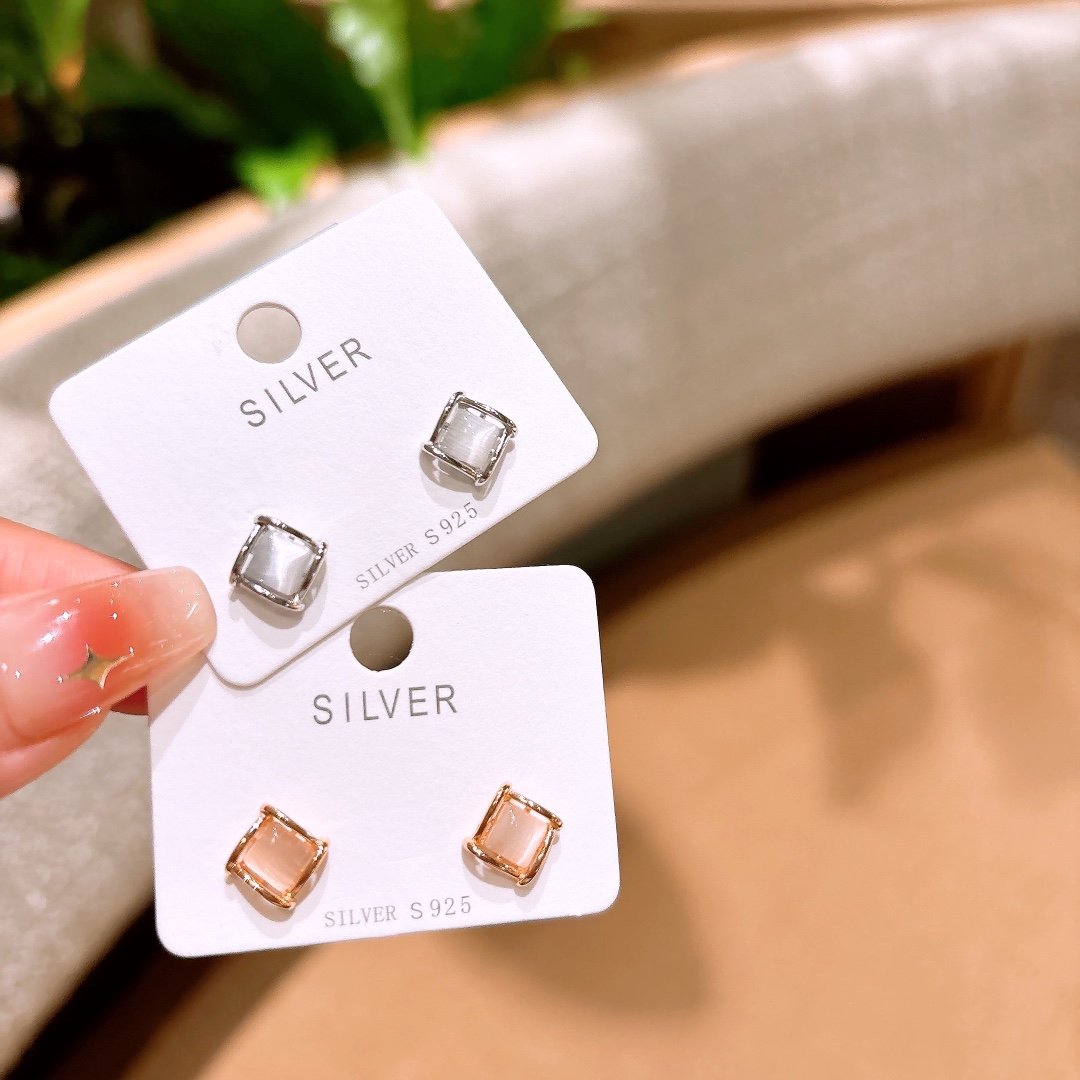 Hypoallergenic Silver Earrings Ethereal Proposal Silver