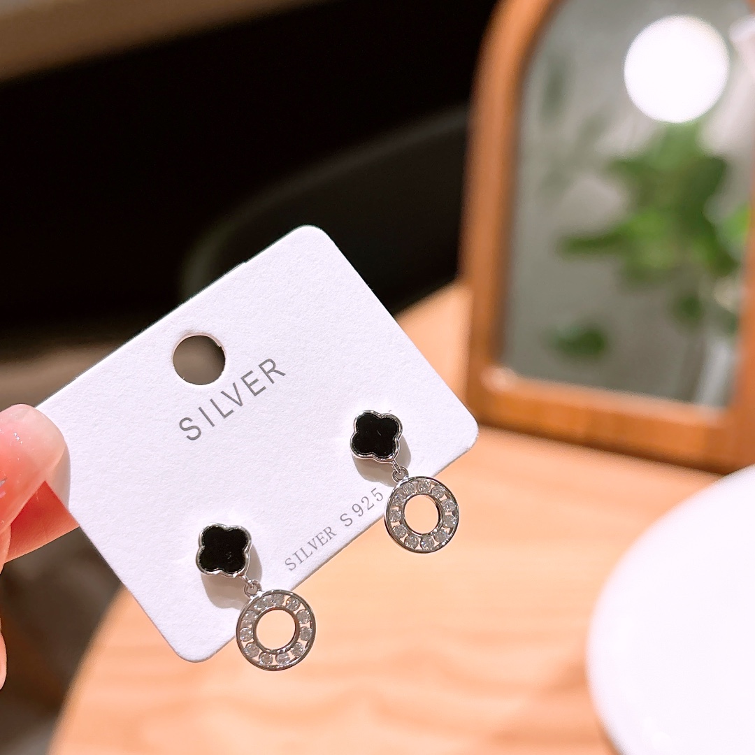 Fine Silver Earrings Premium Mother's Birthday Gold