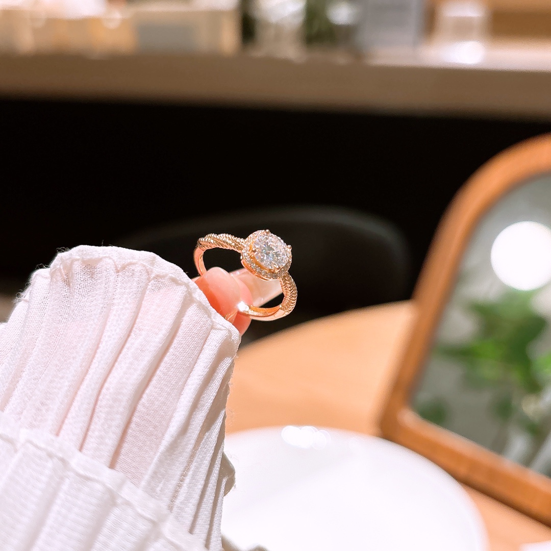 Nickel Free Silver Moissanite Ring Pure Housewarming Gold