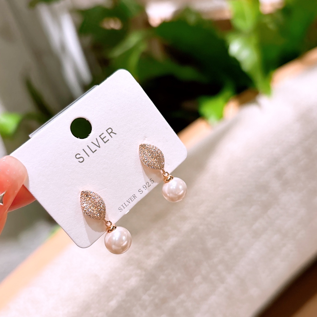 925 Silver Earrings Vintage Spring Festival Gold