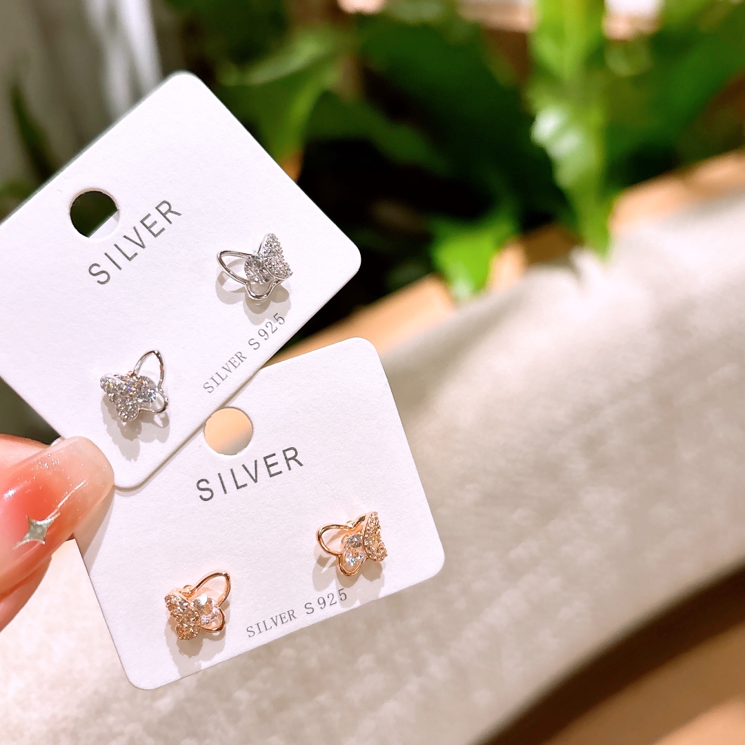 甘い低アレルギー銀イヤリングゴールド ウェディングギフト