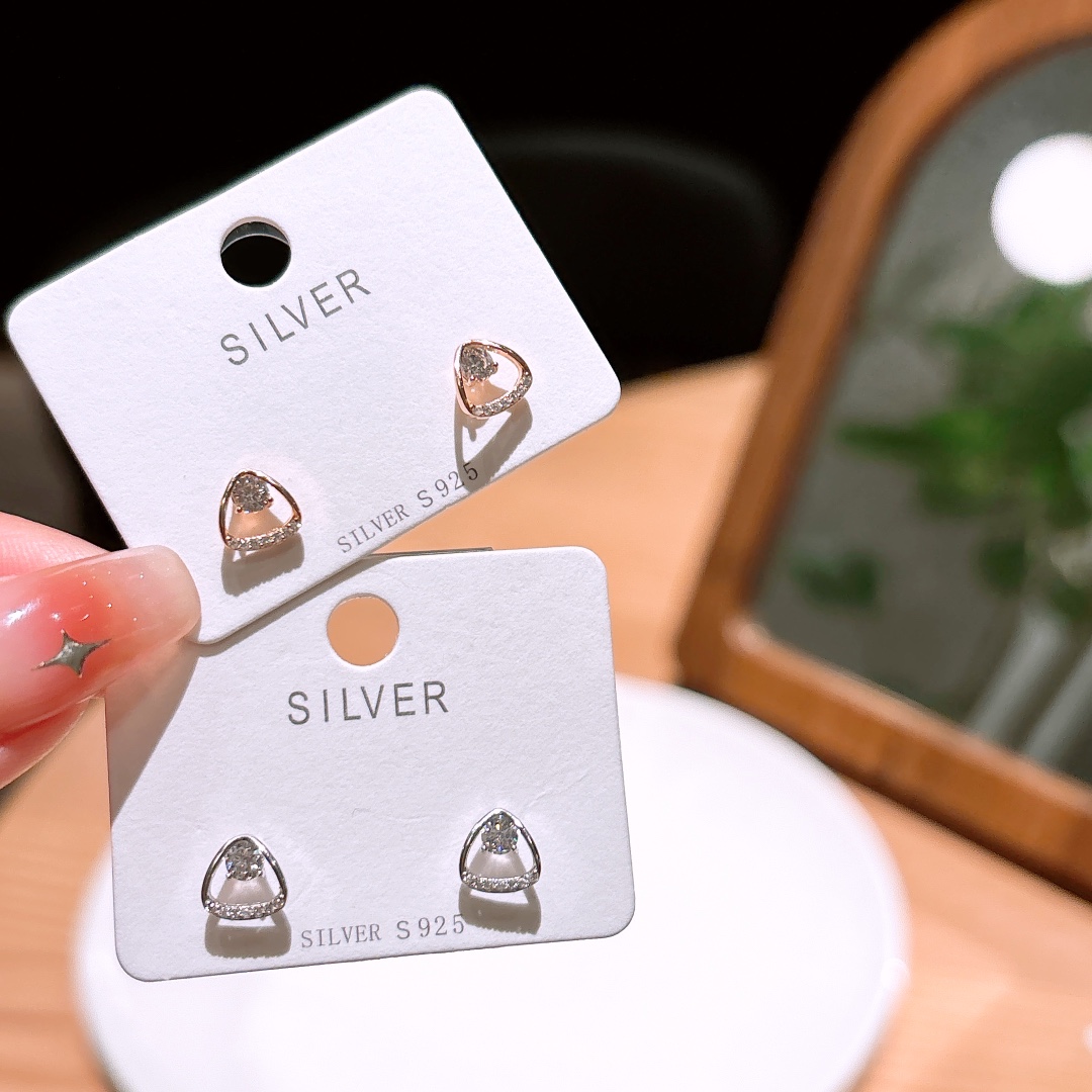 925 Silver Earrings Playful Housewarming Silver