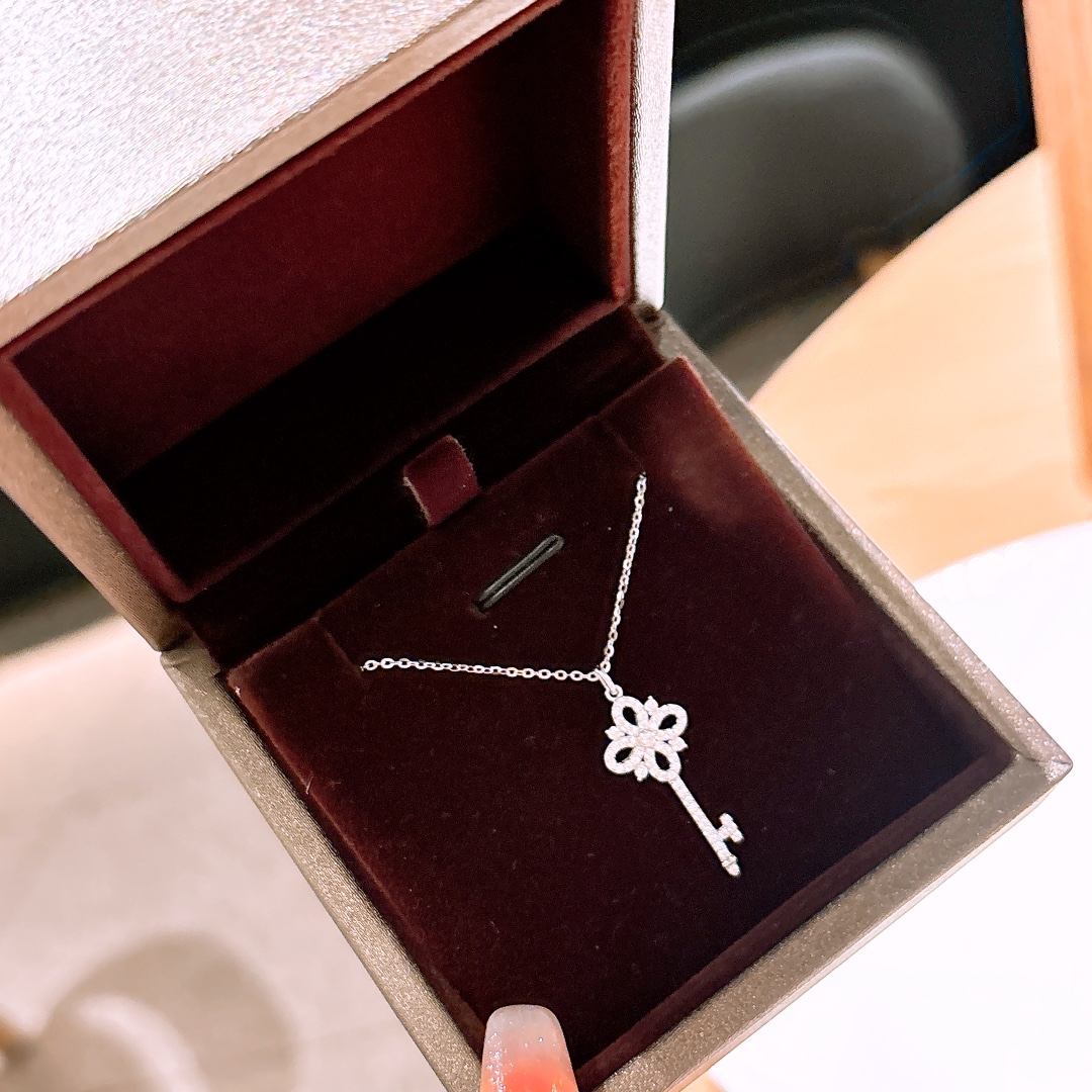 Solid Silver Necklace Cute Graduation Silver