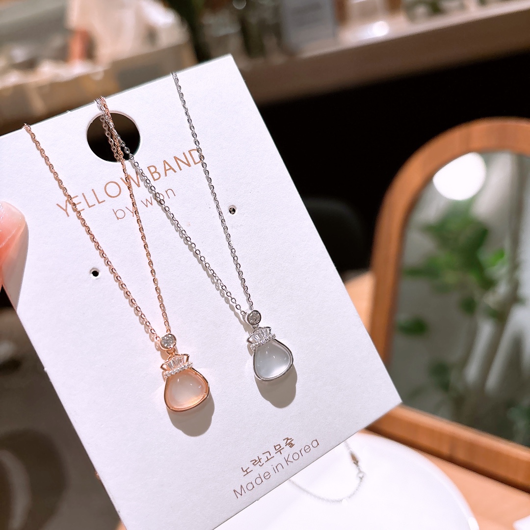 Hypoallergenic Silver Necklace Dainty Teacher's Day Silver