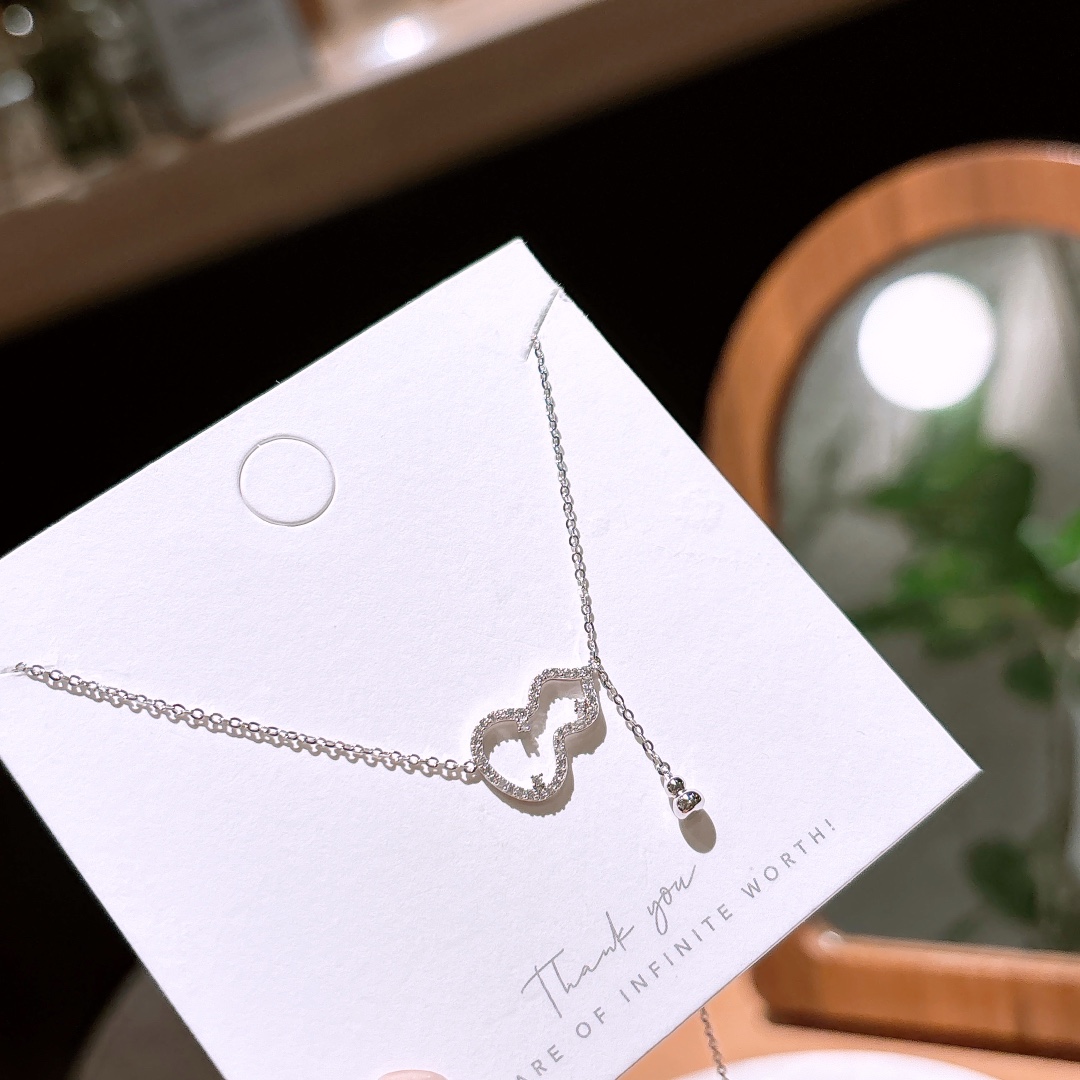 Low Allergy Silver Necklace Elegant Bestie Gift Silver