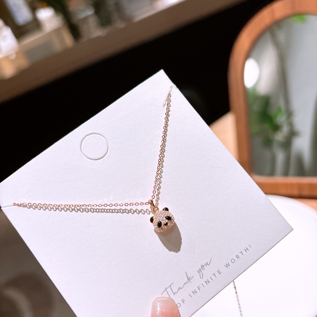 Hypoallergenic Silver Necklace Korean Style Teacher's Day Silver