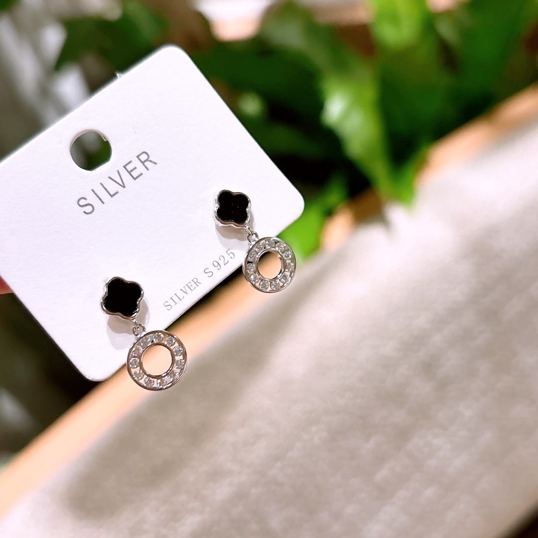 925 Silver Earrings Premium Wedding Favor Gold