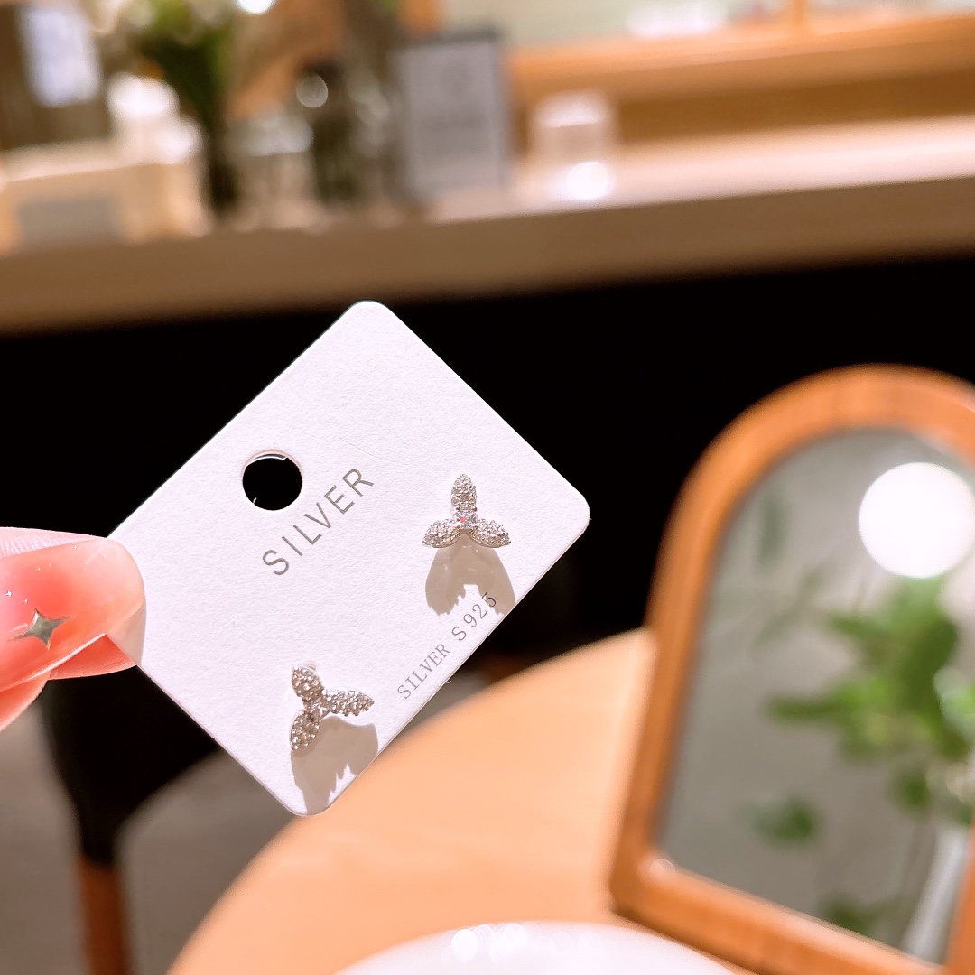 Solid Silver Earrings Girly Proposal Silver