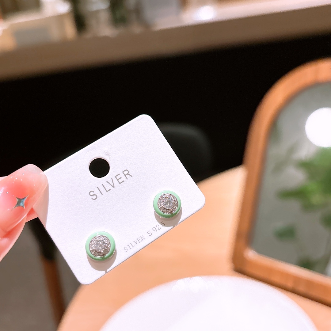 Fine Silver Earrings Minimalist Travel Gold