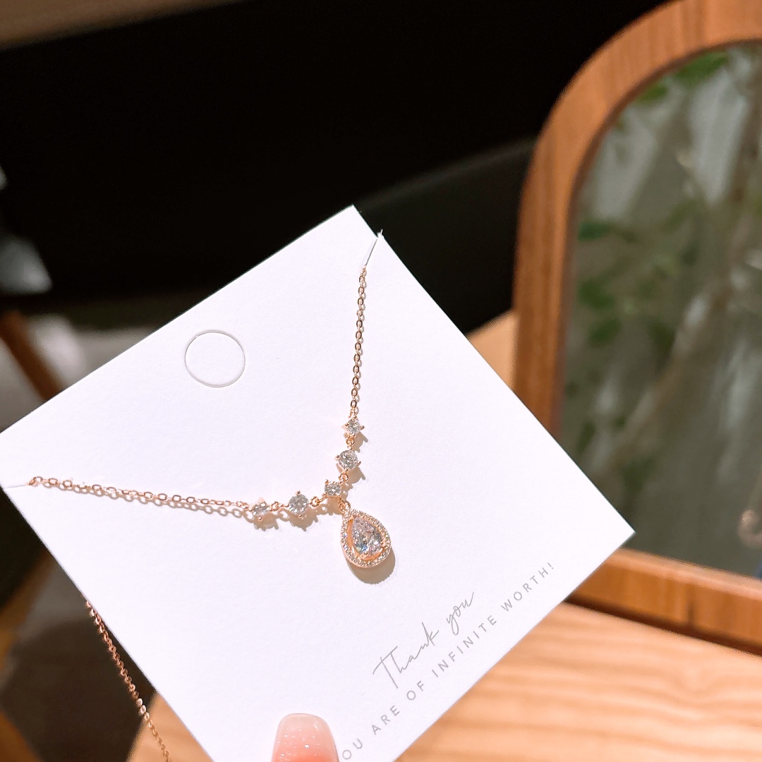 925 Silver Necklace Playful Christmas Gold