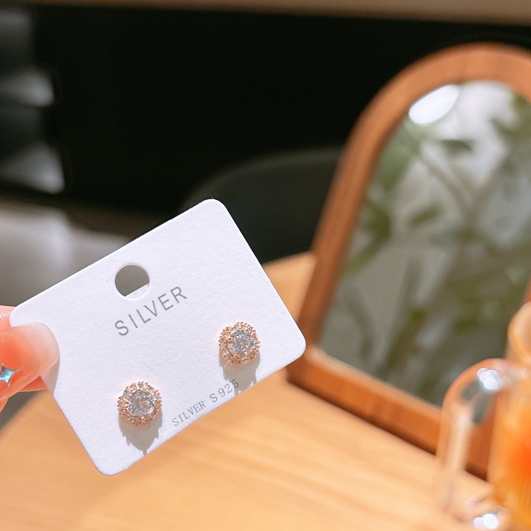 Fine Silver Earrings Unique Confession Gold