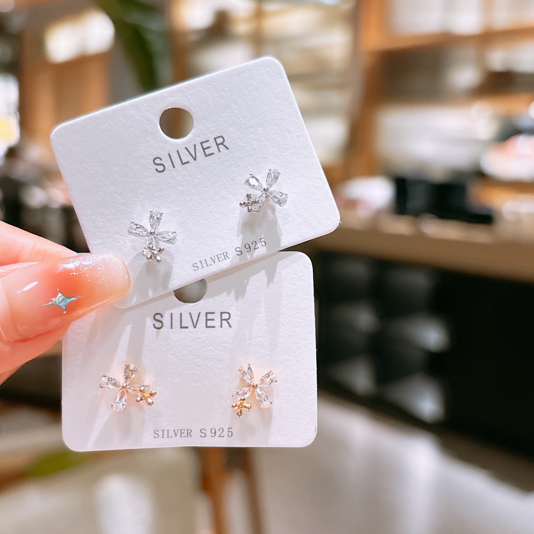 幻想的925シルバーイヤリングシルバー 年次パーティー