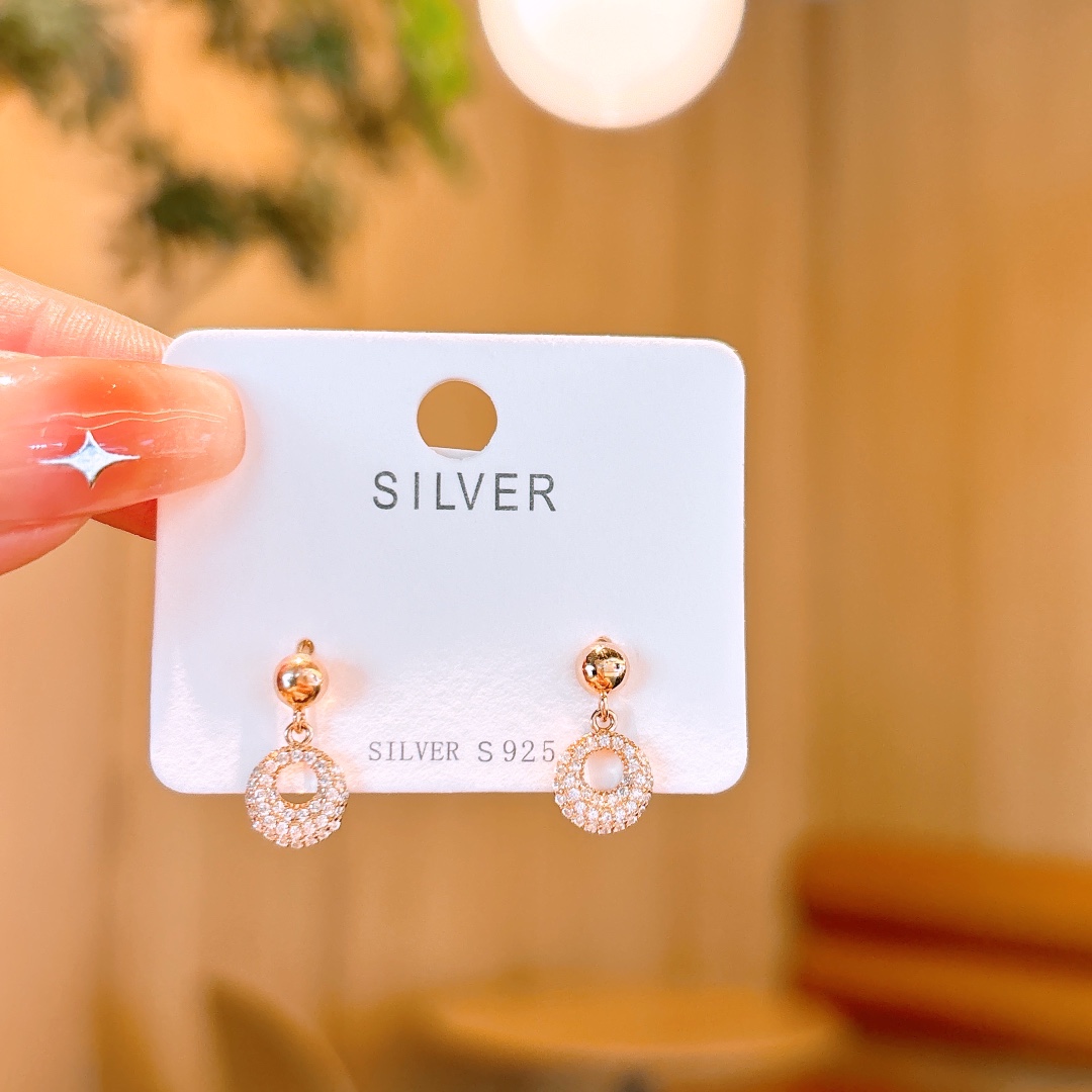 Solid Silver Earrings Ethereal Bestie Gift Gold