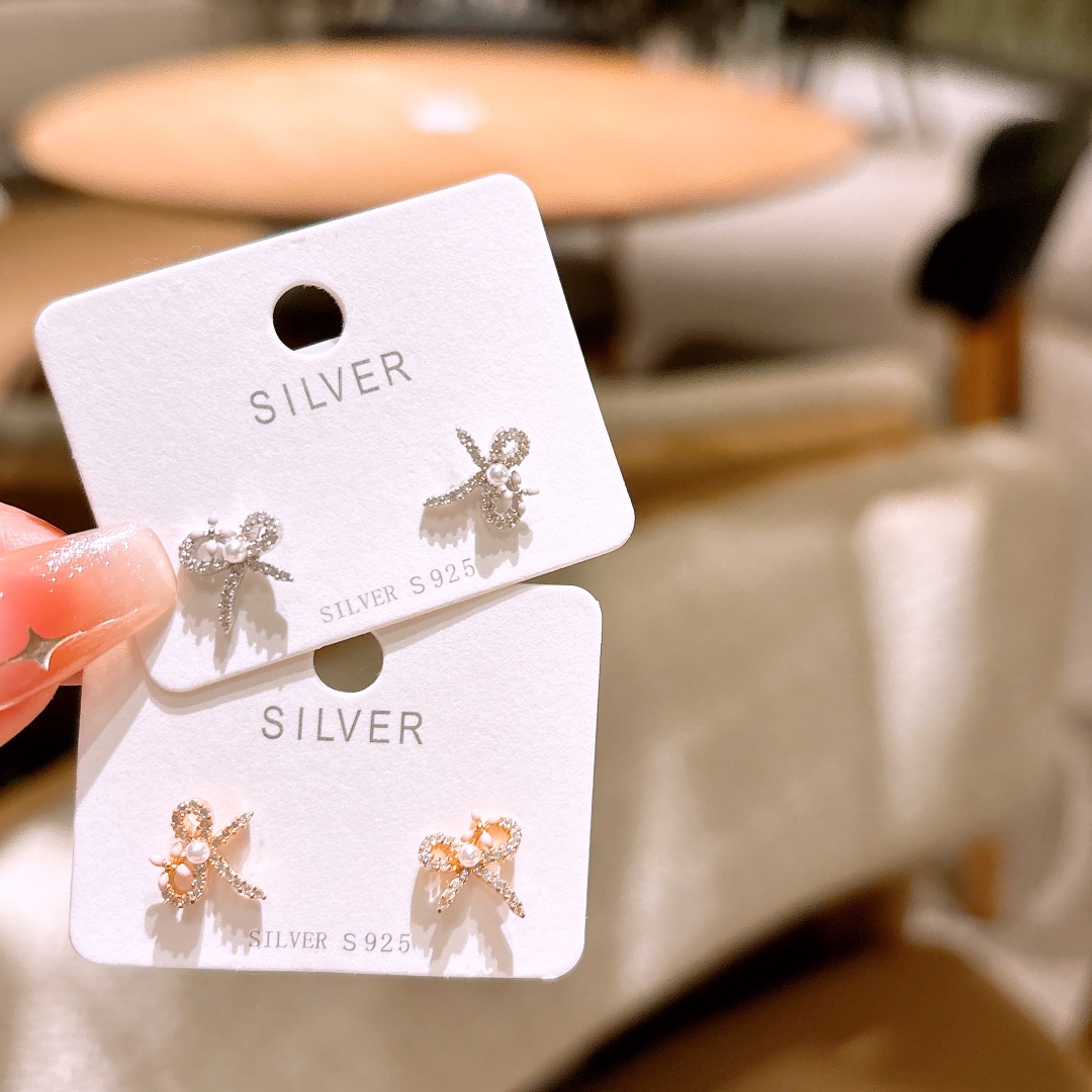 Feinsilber Ohrringe Hochwertig Jahrestag Silber