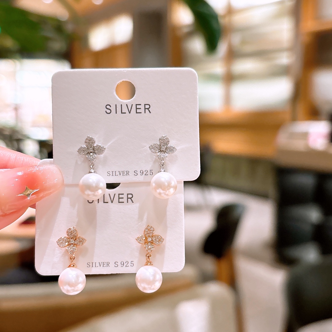 925 Silber Ohrringe Weich Weihnachten Silber