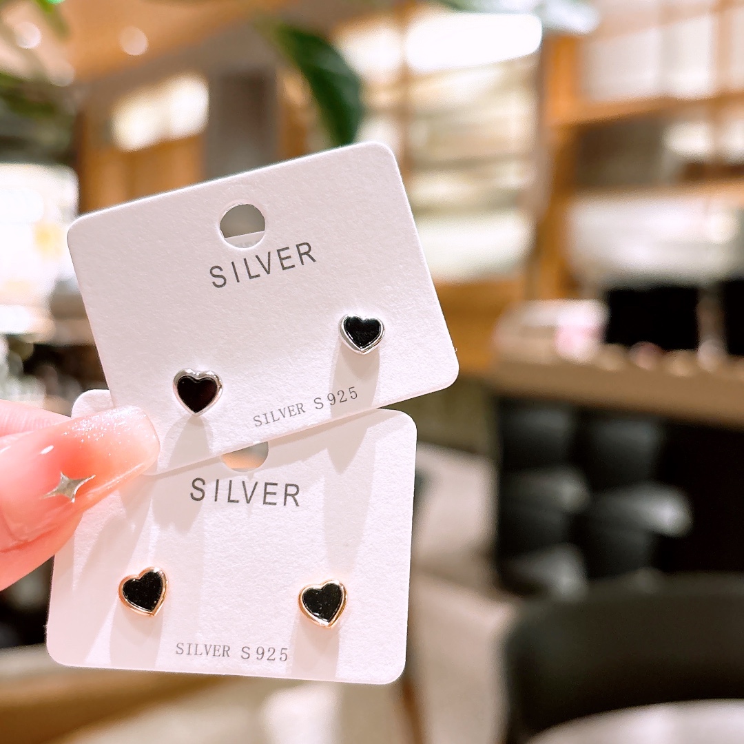 S925 Sterlingsilber Ohrringe Vintage Party Silber