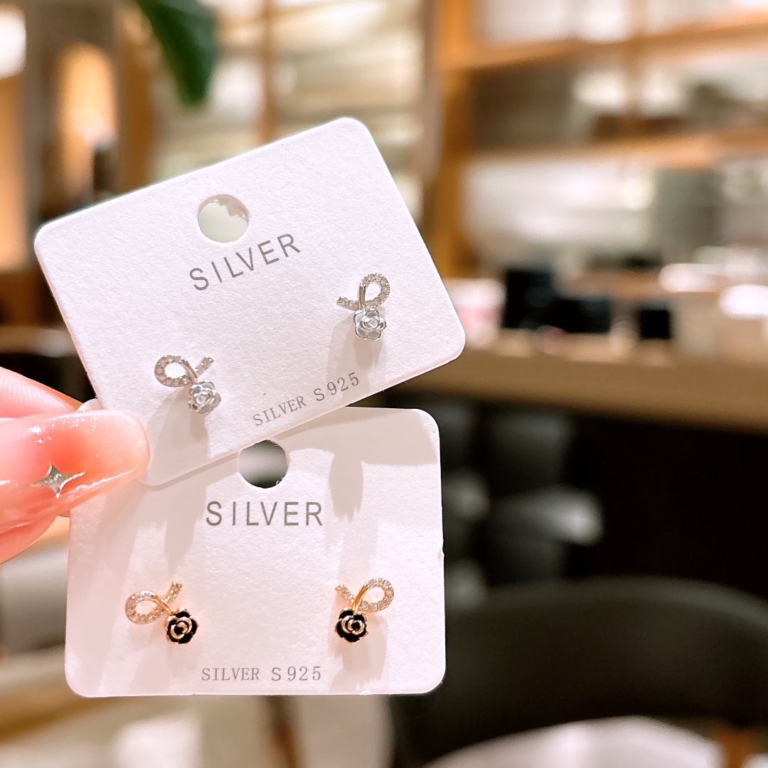 Fine Silver Earrings French Spring Festival Gold