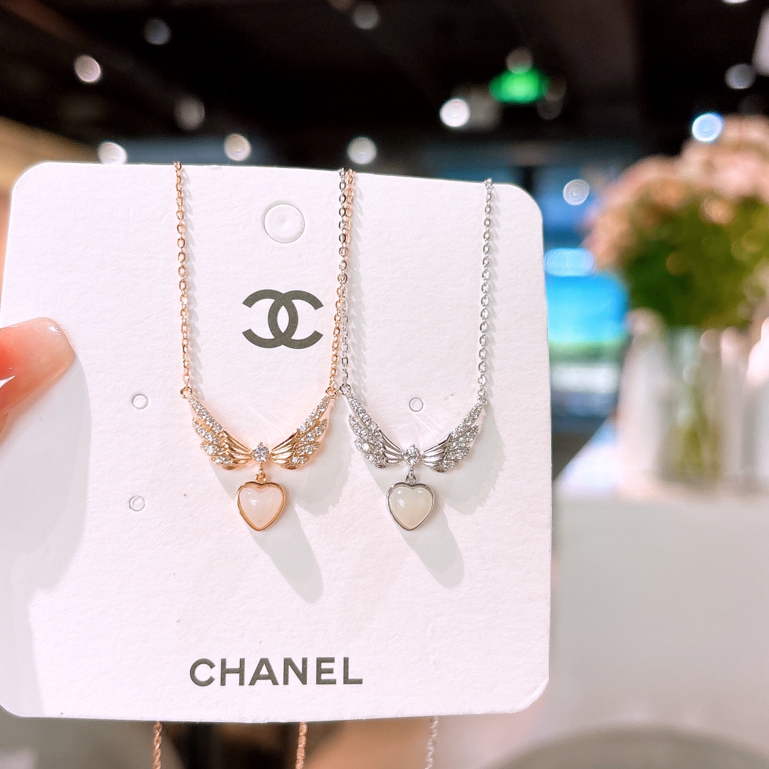 S925 Sterling Silver Hetian Jade Necklace Forest Self-love Silver