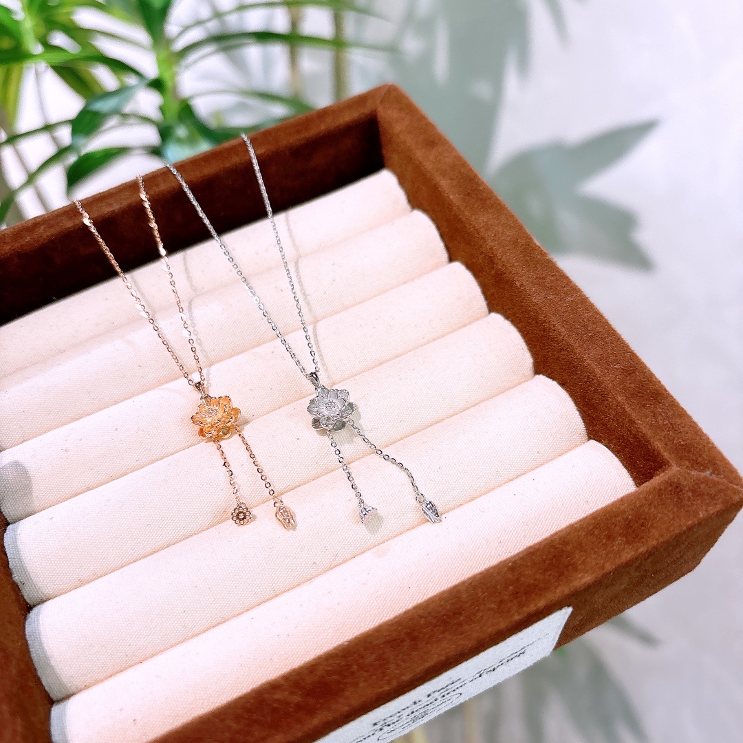 Solid Silver Necklace Unique Date Night Gold