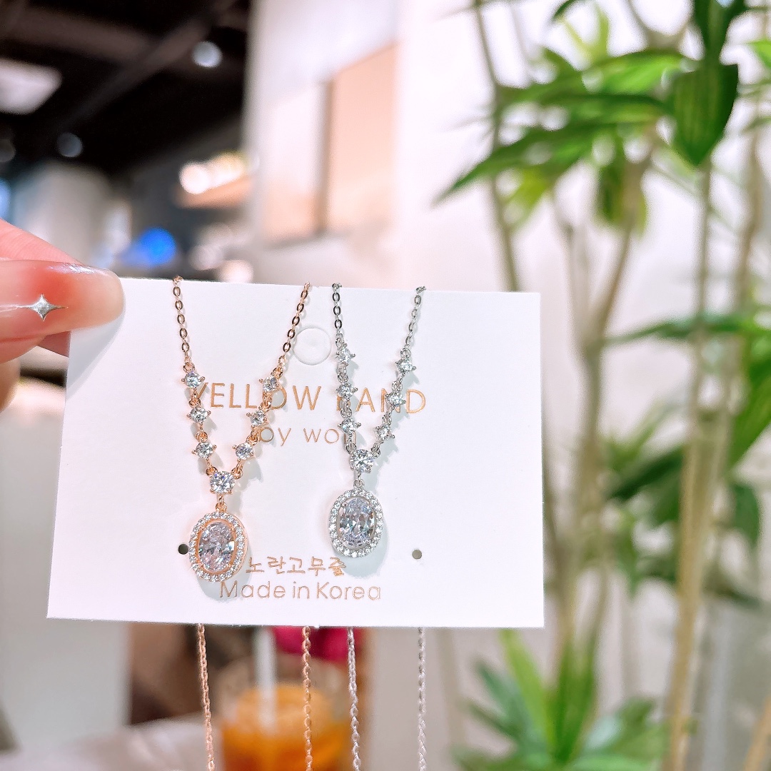 エレガント純銀ネックレスゴールド 記念日